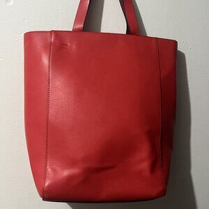 French Connection Red bijou tote bag